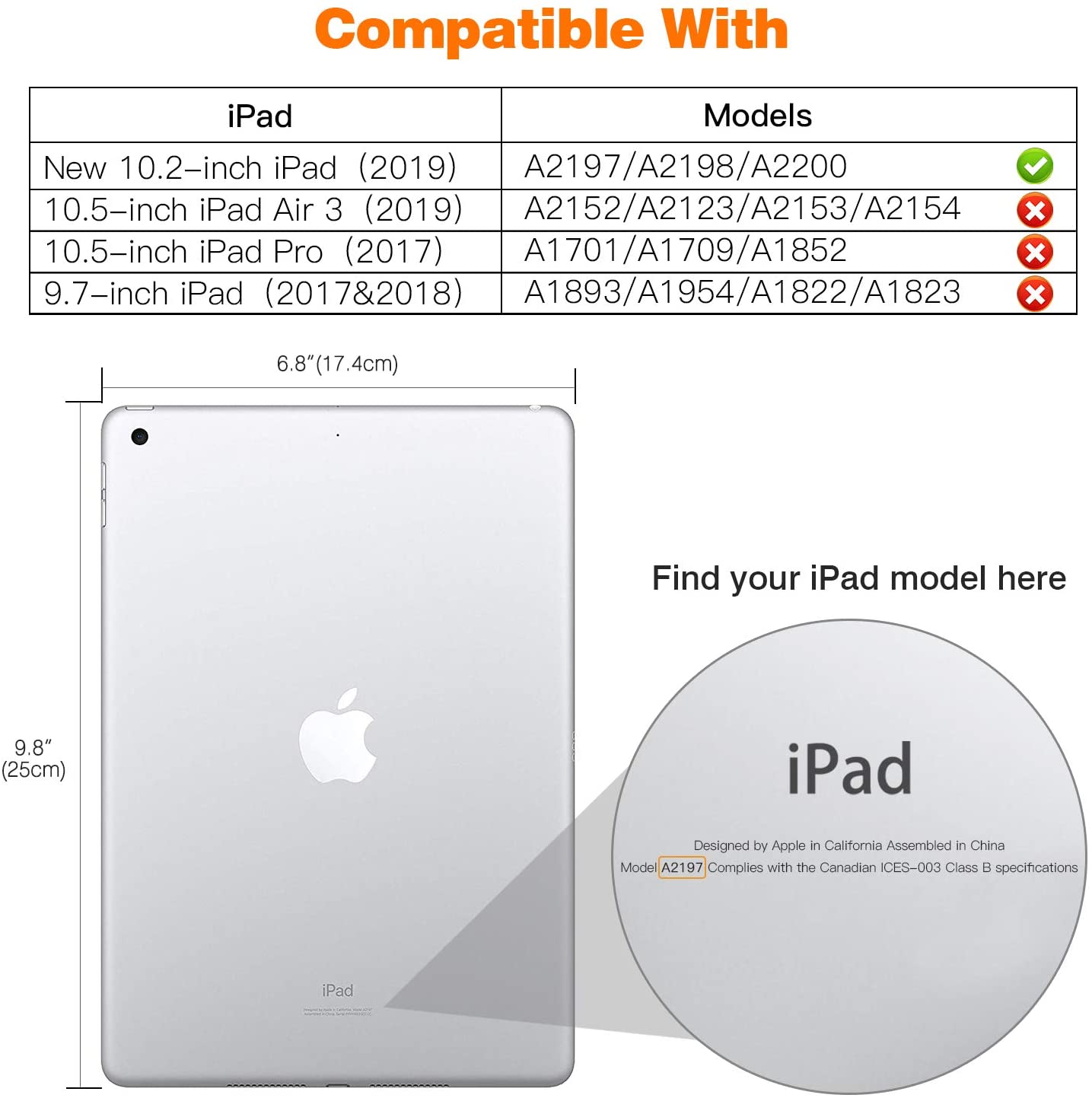 IPad 10.2 2019 7th Pencil Holder Slim Smart TPU Soft Case Lavender Color