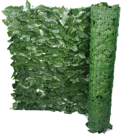 Artificial UV Peach Leaf Roll 3m By 1m