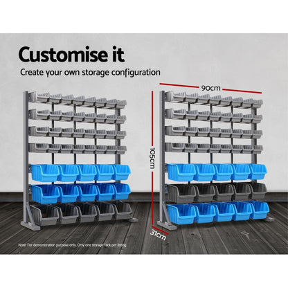 Giantz 47 Bin Storage Shelving Rack