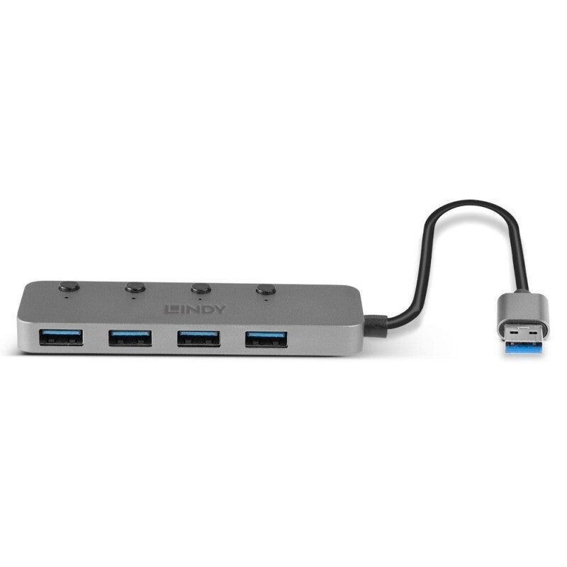 LINDY 4 Port USB 3.0 Hub Switc