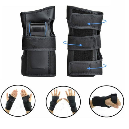 Scooter Protective Gear with Knee Elbow Pads Wrist Guards Helmet for Kids/Teens/Adult Small