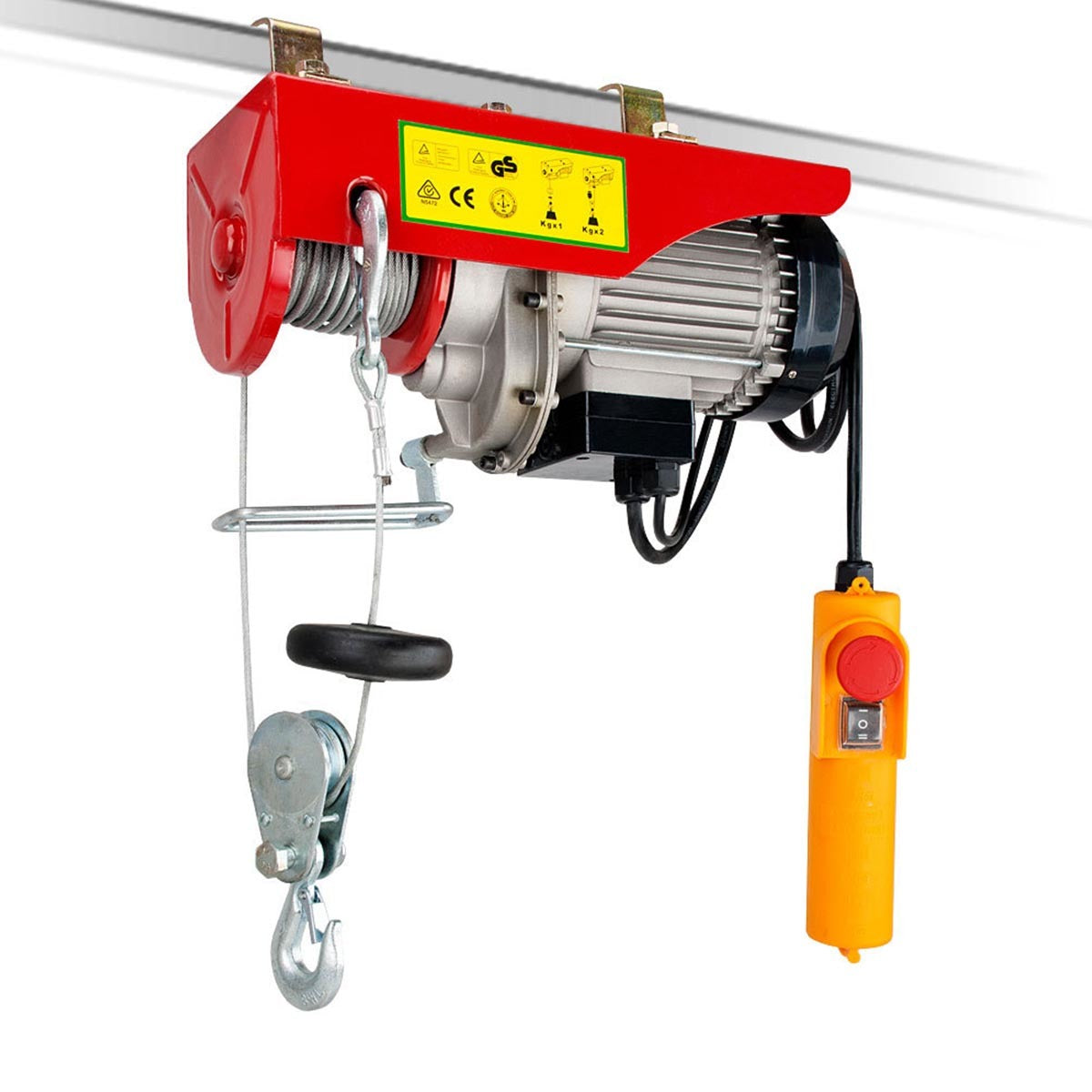 Dynamic Power Electric Hoist Remote Chain Lift 240V 510w 125/250KG