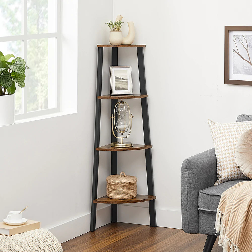 VASAGLE 4 Tier Corner Shelf