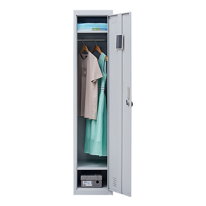 One-Door Office Gym Shed Clothing Locker Cabinet