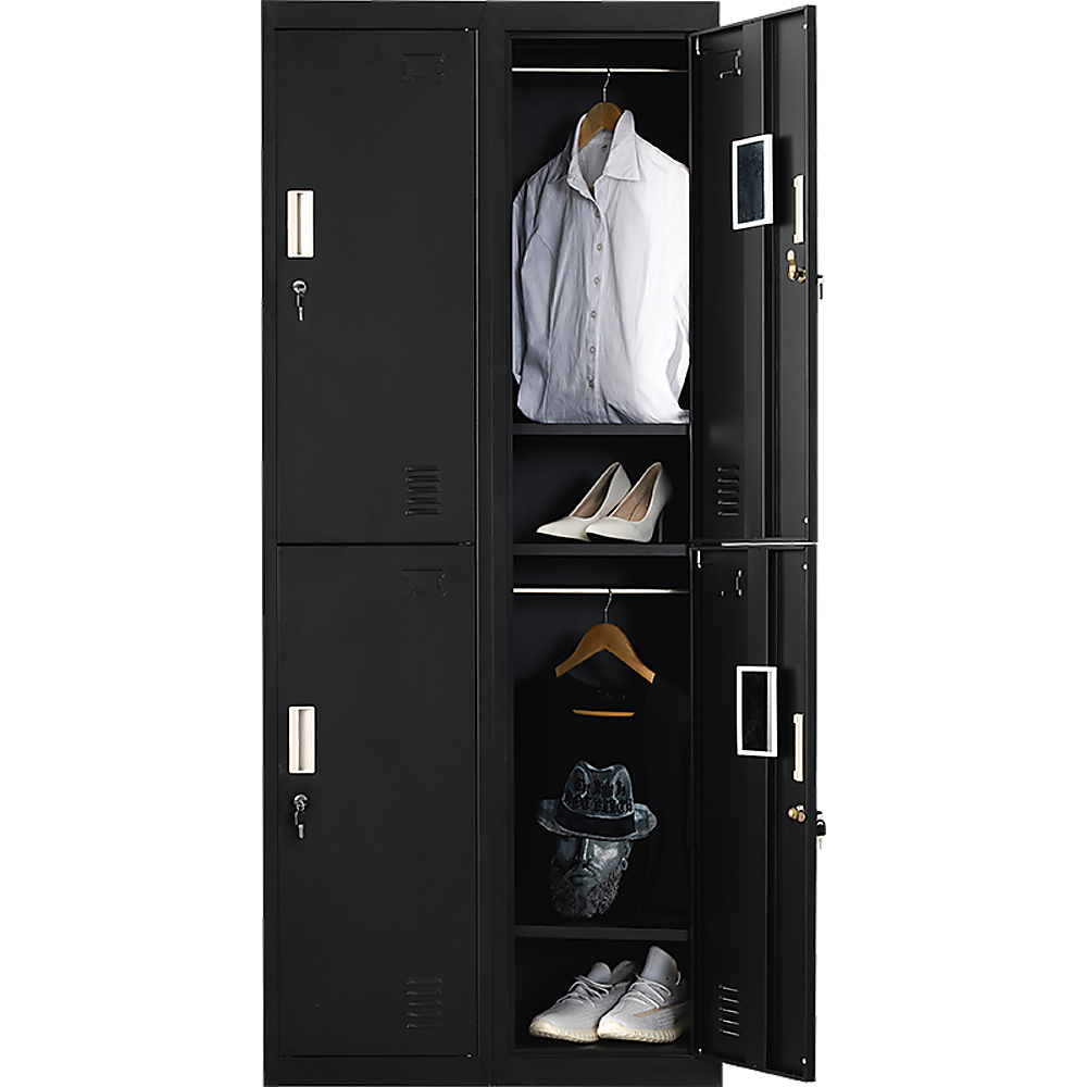 Four-Door Office Gym Shed Storage Locker