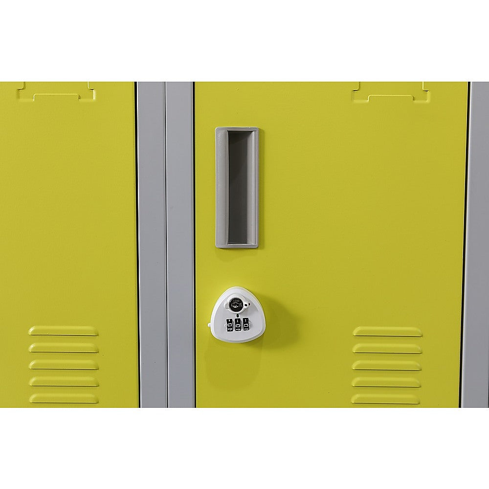 12-Door Locker for Office Gym Shed School Home Storage - 3-Digit Combination Lock